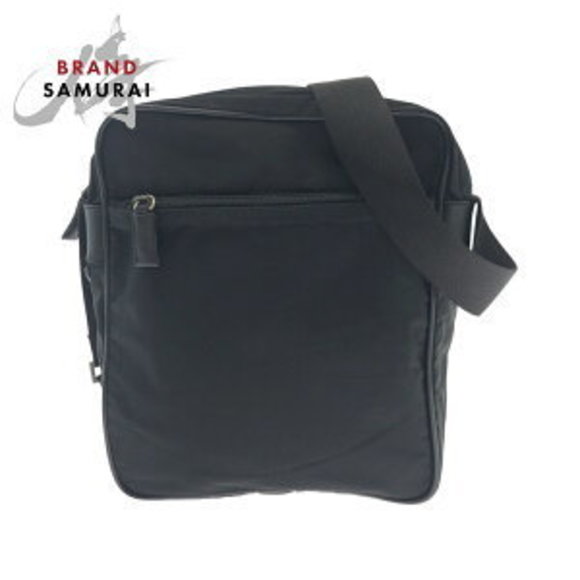 Prada Tessuto Nylon Shoulder Bag Triangle Black - Picture 1 of 9